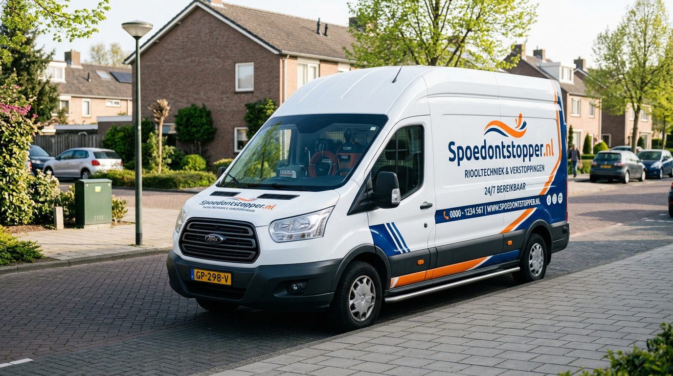 Spoedontstopper service busje - snel ter plaatse voor verstopte afvoer